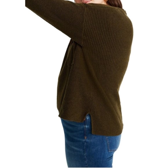 Madewell Thompson Pocket Pullover Sweater Medium - Picture 5 of 8